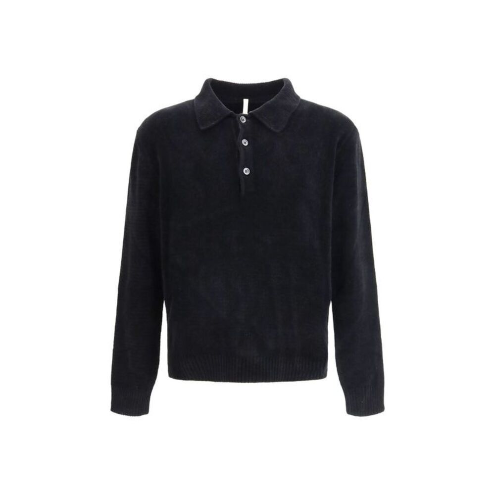 Sunflower Black Cotton Polo Men's Shirt